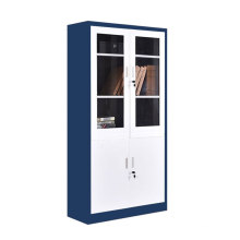 Knock down archive Metal Filing Cupboard Office Filing Cabinet storage steel glass cabinet with lock